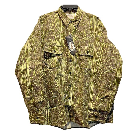 Vintage Farmland Cornfield Camouflage Long Sleeve Shirt/Pants Made In USA XL - Picture 2 of 11